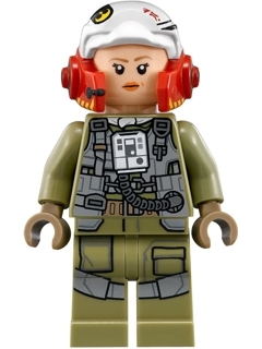 LEGO Minifigure -- Rebel Pilot A-wing (Tallissan 'Tallie' Lintra)-Star Wars / Star Wars Episode 8 -- sw0884 -- Creative Brick Builders